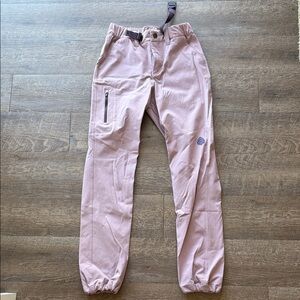 Light Pink/ purple pinedale Stio Pants with Belt